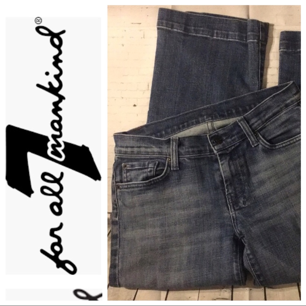 7 For All Mankind Crop Dojo Jean